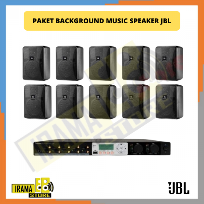 Paket Background Music Indoor Speaker JBL 25-1 - 10 Speaker